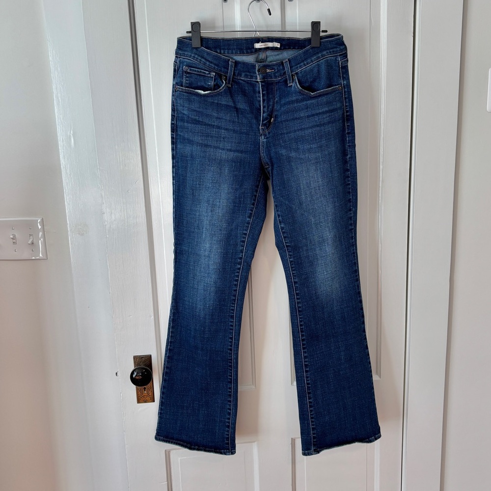 Levi's Women's Dark Blue Boot Cut Jeans (31x32)
